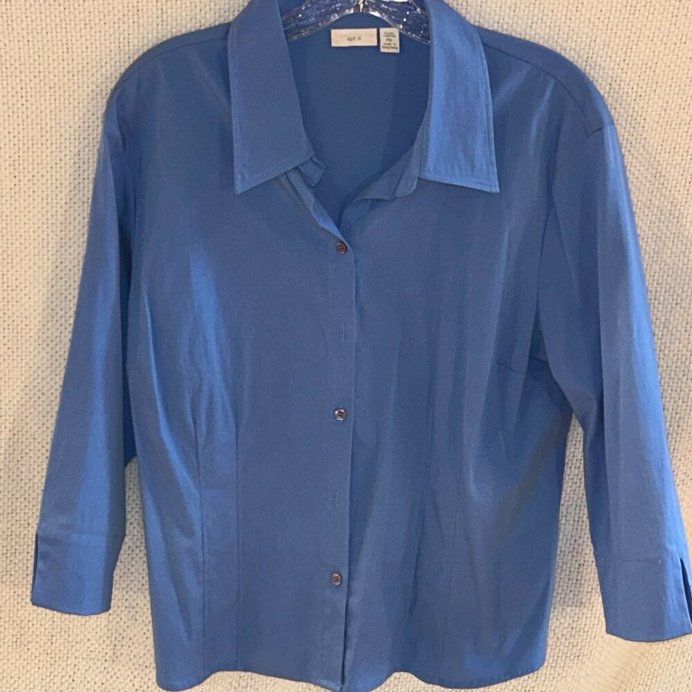 Apt 9 PXL button up 3/4 sleeve